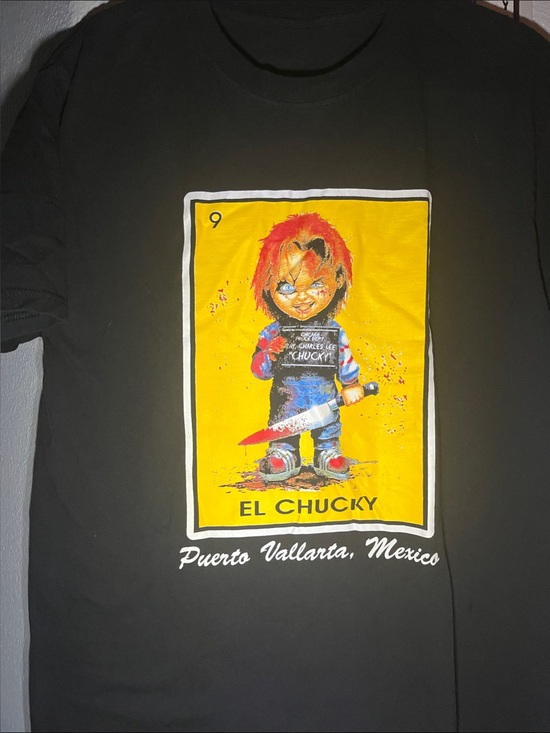 Chucky Other - New Unisex Loteria El Chucky Puerto Vallarta , Mexico Size Medium .